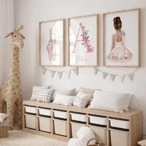 Affiches Danseuse Ballerine pour Chambre Fille