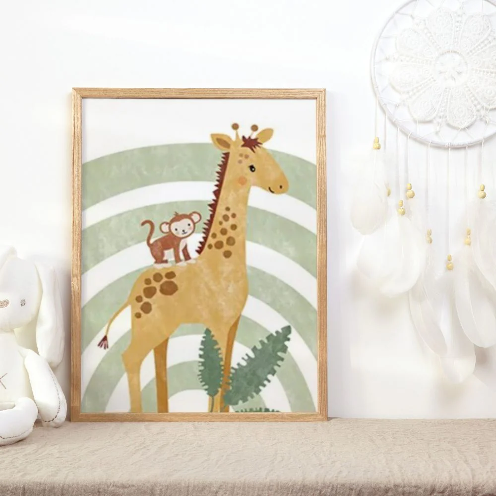 Affiche Animaux de la Jungle - Décoration Chambre Enfant – Image 3