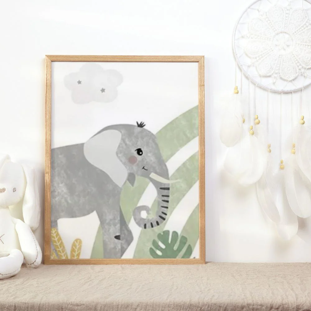 Affiche Animaux de la Jungle - Décoration Chambre Enfant – Image 5