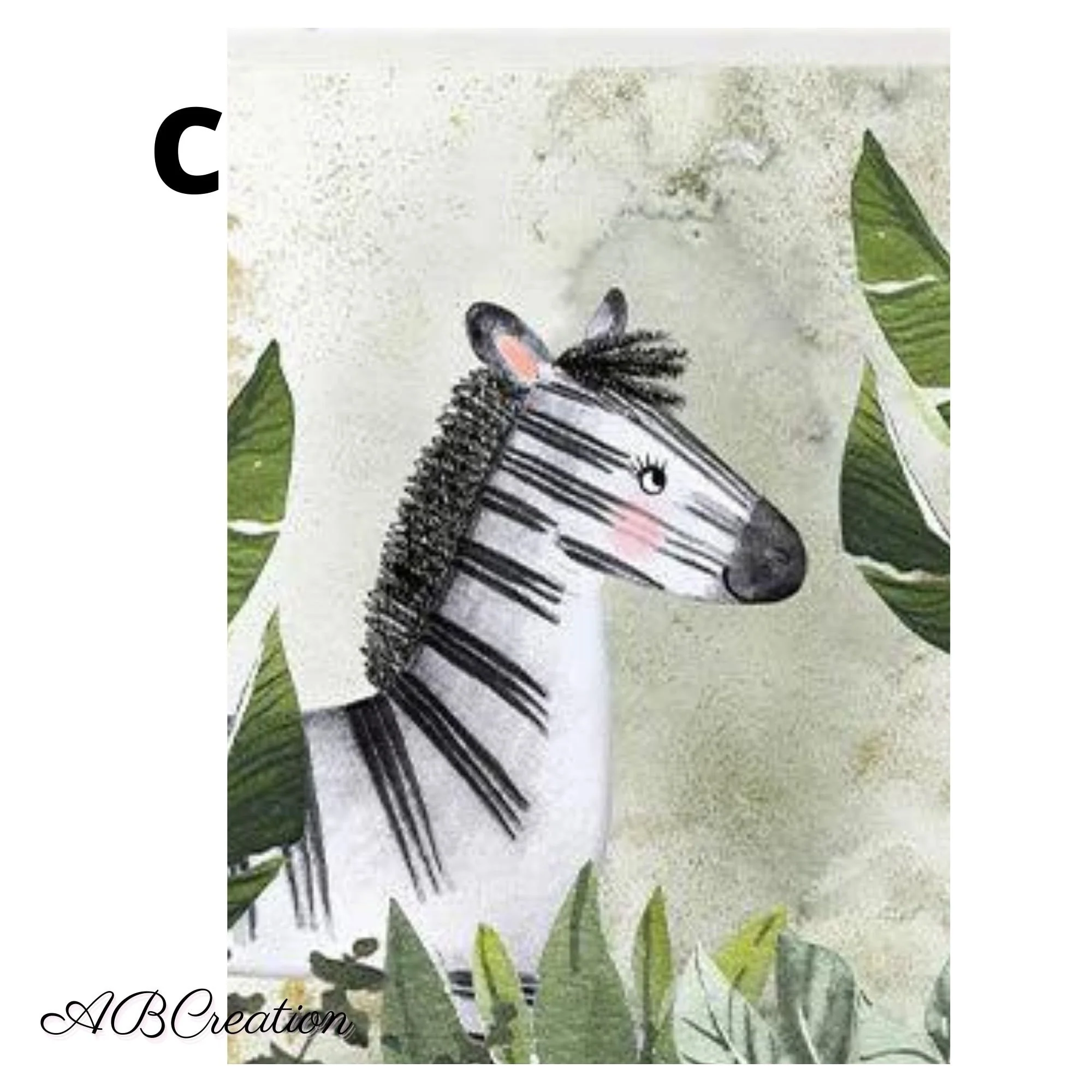 Toiles Animaux Safari - Décoration chambre Enfant et Bebe – Image 4