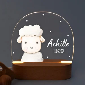 Veilleuse Mouton Bébé Personnalisée