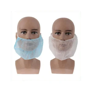 Abena - Cache barbe en Polypropylène non tissé - Boite de 100