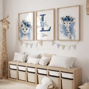 Affiche Animaux Chambre Bebe Garçon