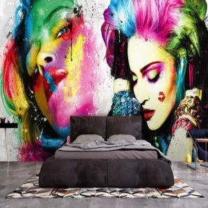 Papier Peint Ado Classique  Fille Multicolore