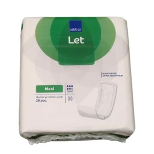 Abena - Protection droite traversable - Let Maxi - Carton de 4 sachets de 28 pièces