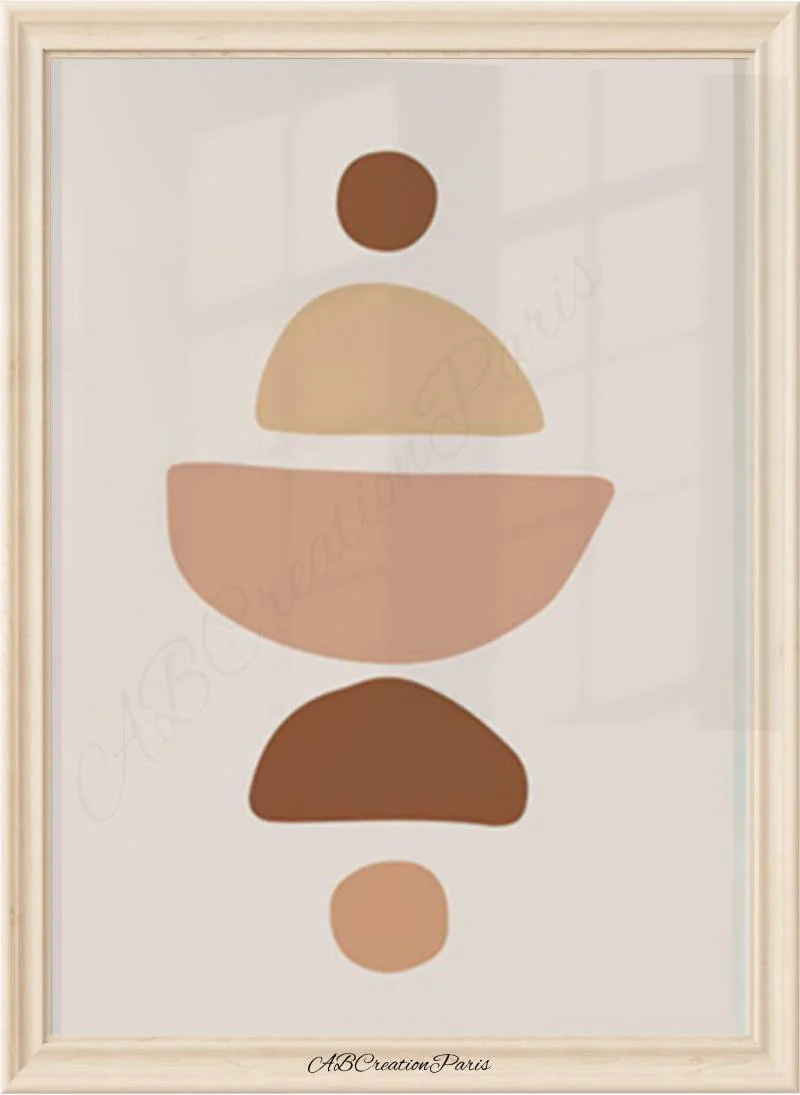 Affiche Arc en Ciel Terracotta - Décoration Chambre Bebe Personnalisé – Image 4